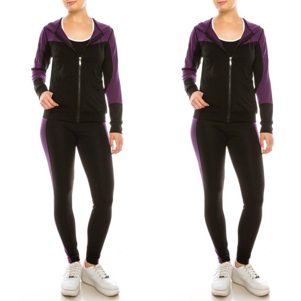 Mustard Women’s 3 Piece Athletic Leggings Set